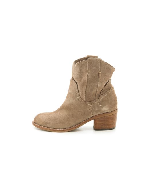 Dolce Vita Brown Graham Pull On Booties - Taupe