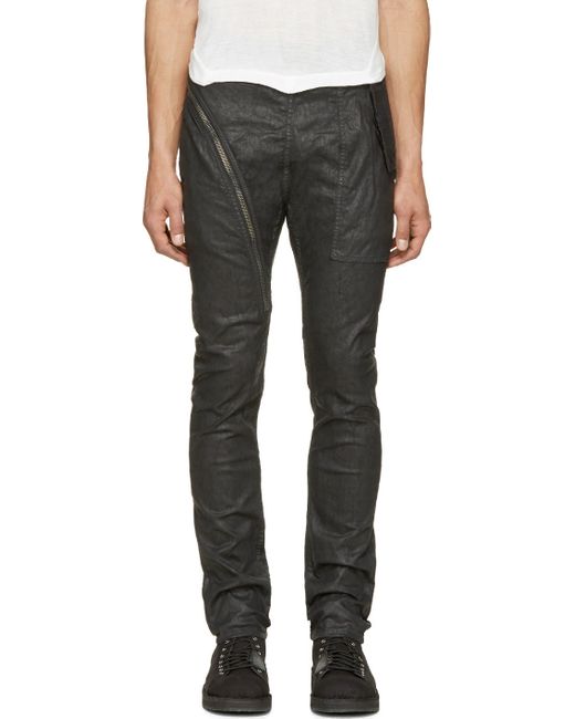 Rick Owens DRKSHDW Black Coated Aircut 