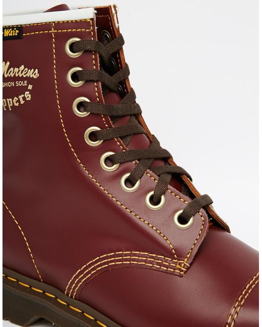 Dr. Martens Archive Capper Boots in Red for Men | Lyst