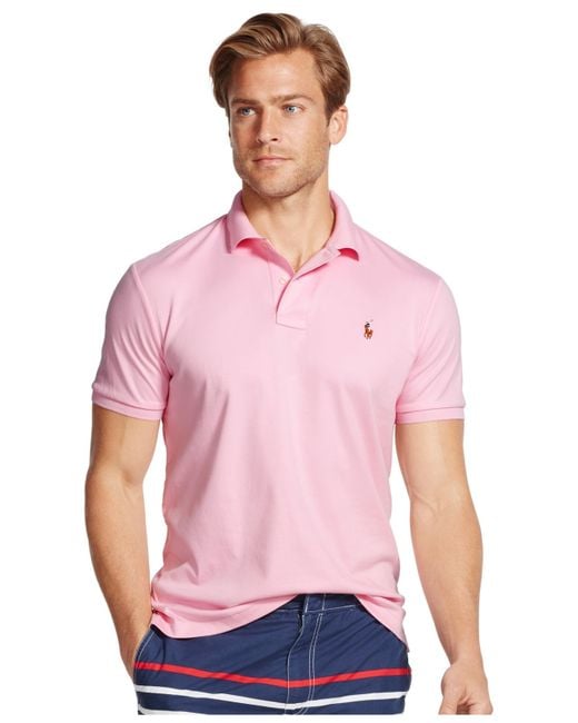 Polo Ralph Lauren Pink Pima Soft-touch Shirt for men