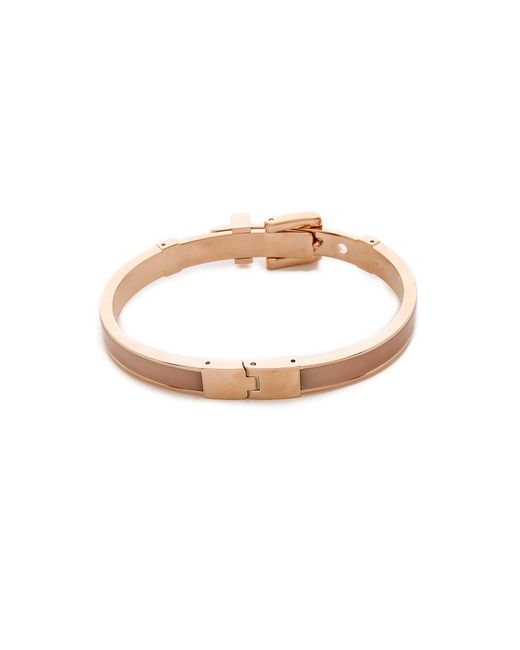 Fashion Bracelets Michael Kors Rose Gold Buckle Bangle Michael