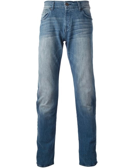 7 For All Mankind Blue Chad Jean for men