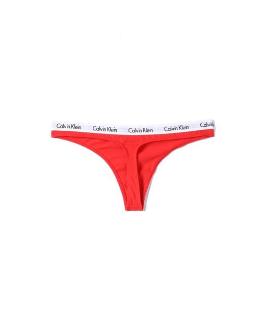 Calvin klein carousel thong red 2025
