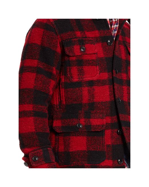 adirondack plaid wool jacket