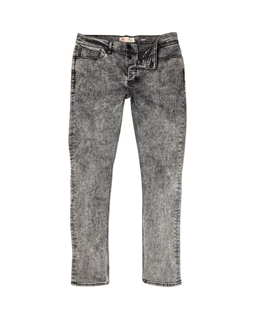 River Island Denim Black Acid Wash Flynn Skinny Jeans for Men | Lyst