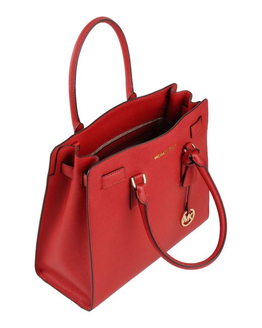 Michael Kors EMMY Small Dome Satchel Crossbody Cherry Red Leather Handbag  NWT  eBay