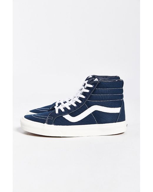 Vans Sk8-hi Reissue Canvas Sneaker in Blue for Men | Lyst