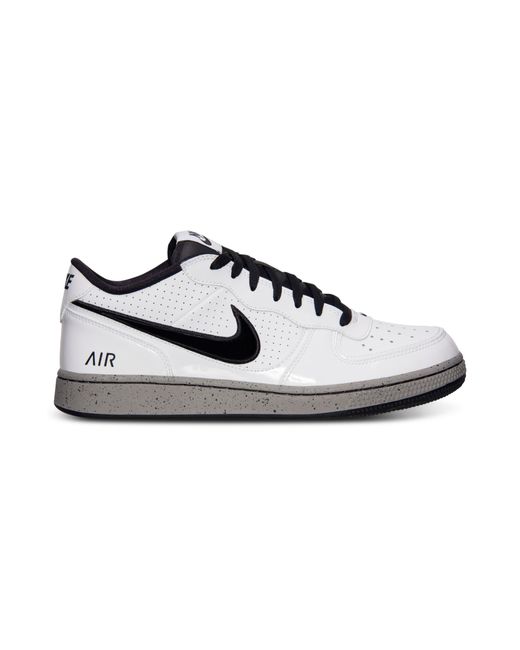 Nike White Mens Air Indee Casual Sneakers From Finish Line for men