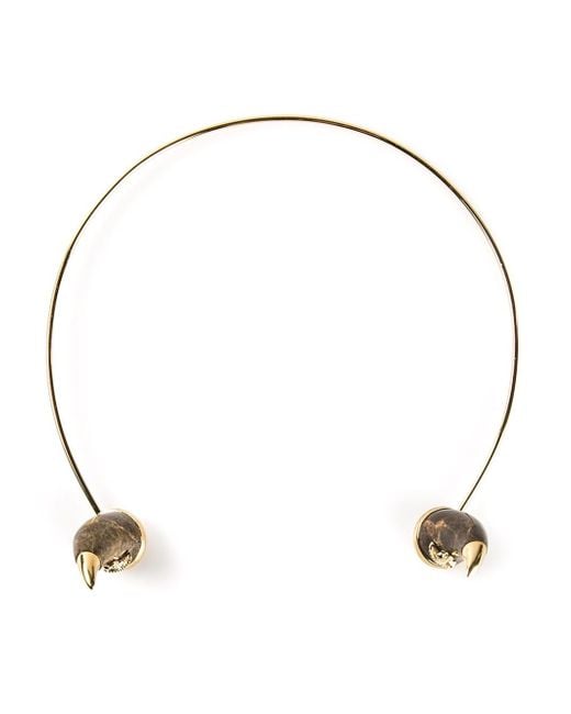 Vivienne Westwood Metallic Gemstone Horn Tiara