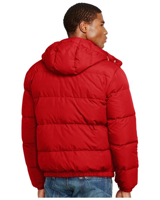 Polo Ralph Lauren Elmwood Down Jacket in Red for Men | Lyst