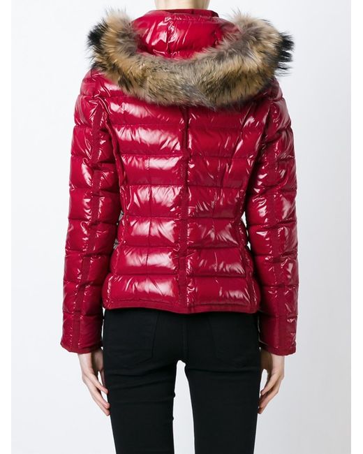 Moncler armoise Padded Jacket in Red Lyst UK