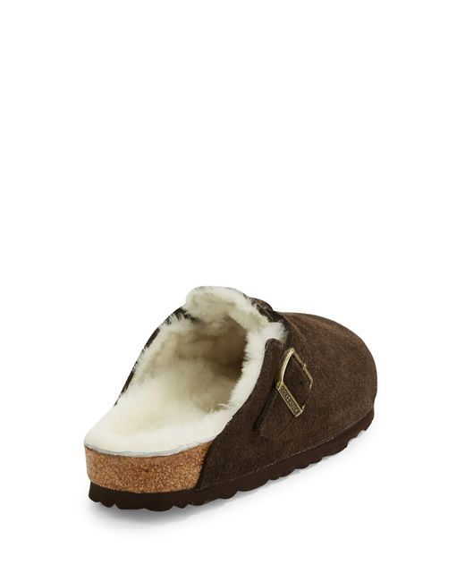 birkenstock shearling clog sale