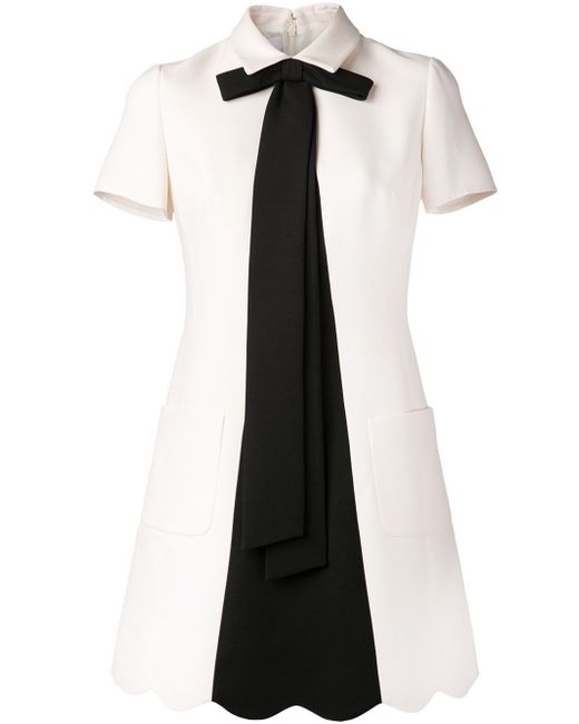 Valentino Black Bow Front Dress