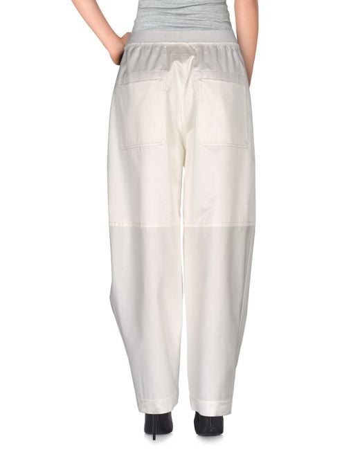 Mm6 by maison martin margiela Casual Trouser in White - Save 53% | Lyst