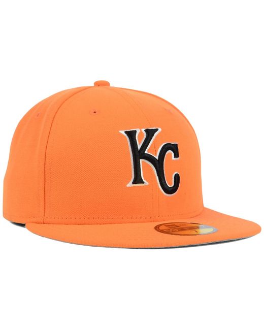 KTZ Orange Kansas City Royals C-dub 59fifty Cap