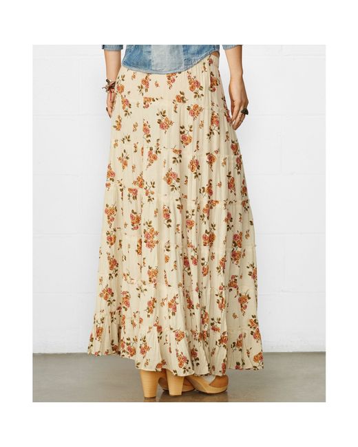 Denim & Supply Ralph Lauren Tiered Floralprint Maxi Skirt | Lyst