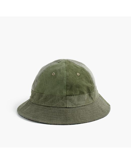 J.Crew Cotton Military Tent Bucket Hat 