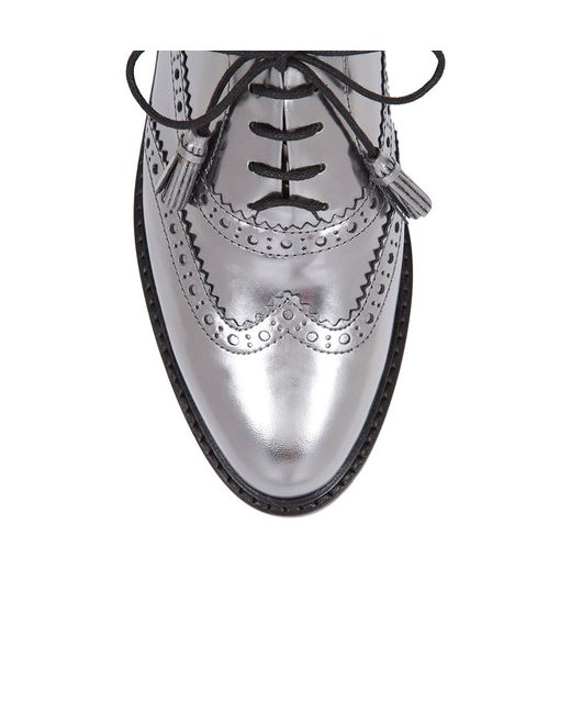 Hobbs Agatha Brogue in Metallic Lyst Australia