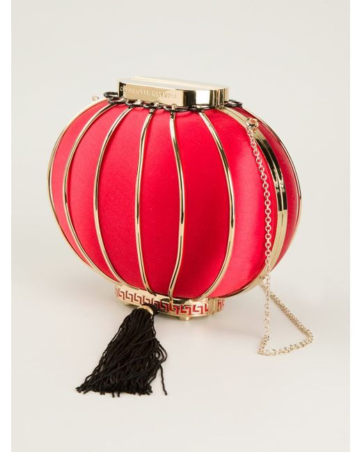 Charlotte Olympia Red Lantern Handbag