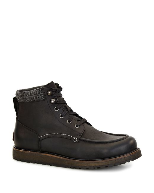 Ugg Merrick Lace-up Boots in Black for Men | Lyst
