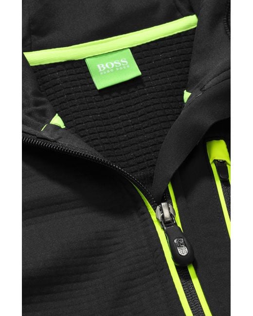 Black and green hugo 2025 boss tracksuit