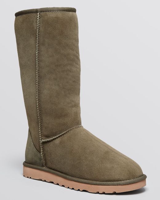 UGG Boots Classic Tall in Green | Lyst