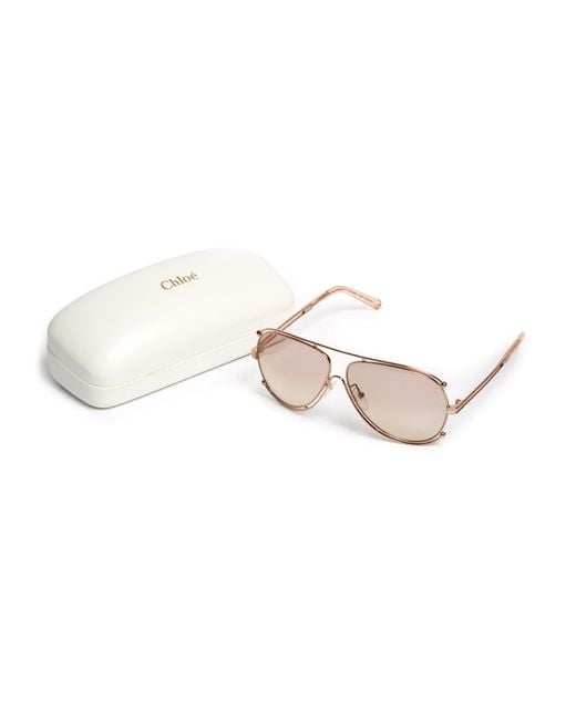 Chloe isidora sales aviator sunglasses
