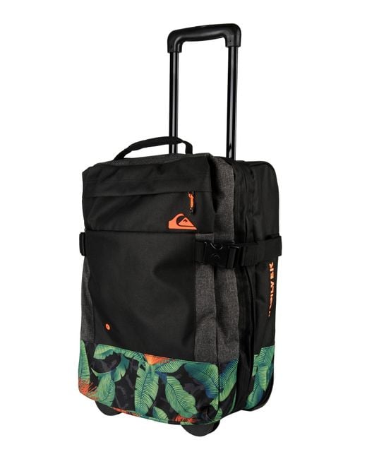 Quiksilver Black Wheeled Luggage for men