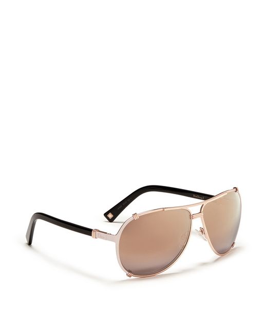 Dior Reflected Double Bridge Wire Frame Aviator ...