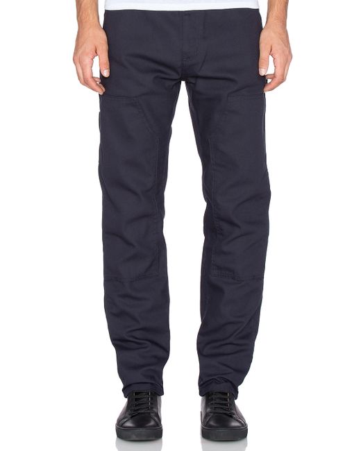 Carhartt wip Ruck Double Knee Pant in Blue for Men (Dark Navy) | Lyst