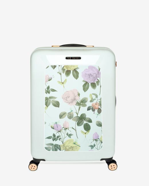 Ted Baker Green Large Distinguishing Rose Suitcase