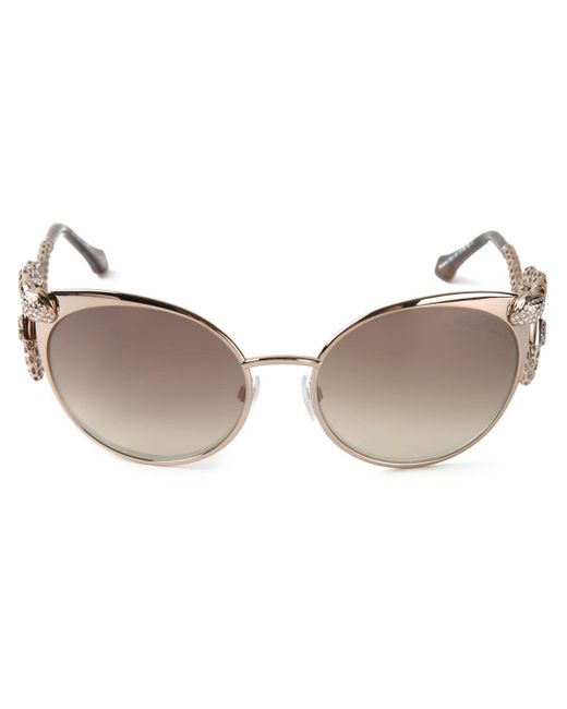 Roberto Cavalli Metallic 'Menkalinan' Sunglasses