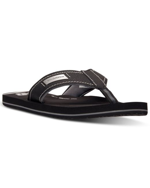 New Balance Black Men's Klone Lab Heritage Thong Sandals From Finish Line for men