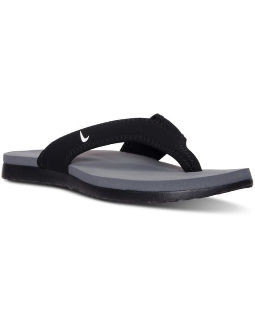 Nike Men's Celso Plus Thong Sandals From Finish Line in Black for Men | Lyst