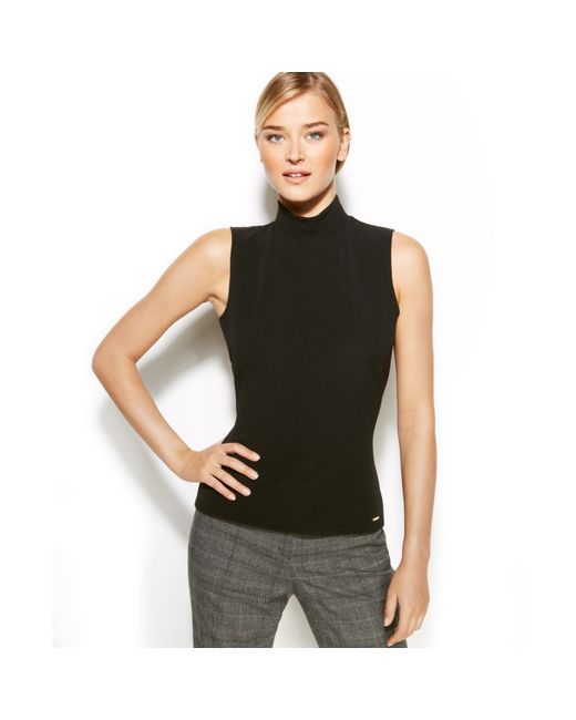 calvin klein mock turtleneck