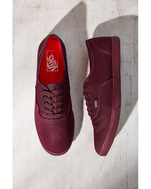 Vans Authentic Lo Pro Monotone Sneaker in Purple | Lyst