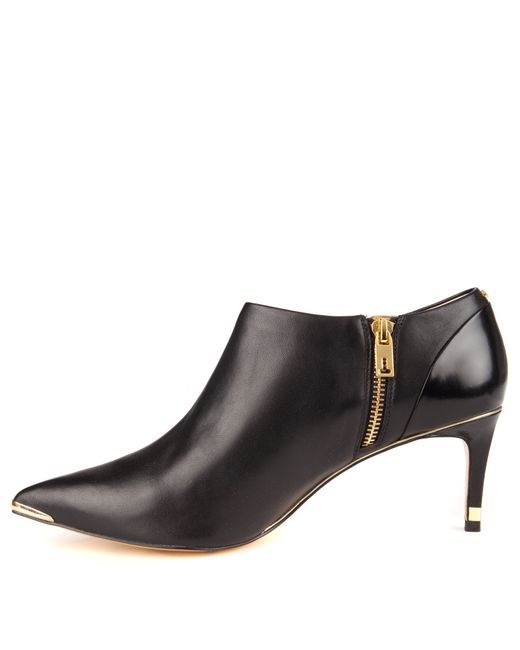Ted Baker Kitten Heel Boots in Black | Lyst