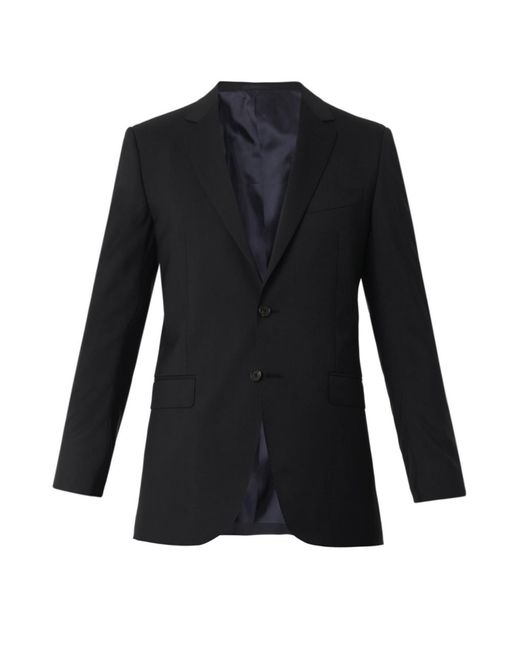 Lanvin Attitude-fit Wool Blazer in Blue for Men (NAVY) - Save 65% | Lyst