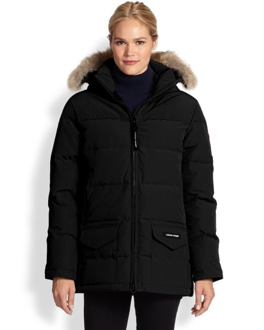 Canada goose Furtrimmed Downfilled Solaris Puffer Jacket in Beige