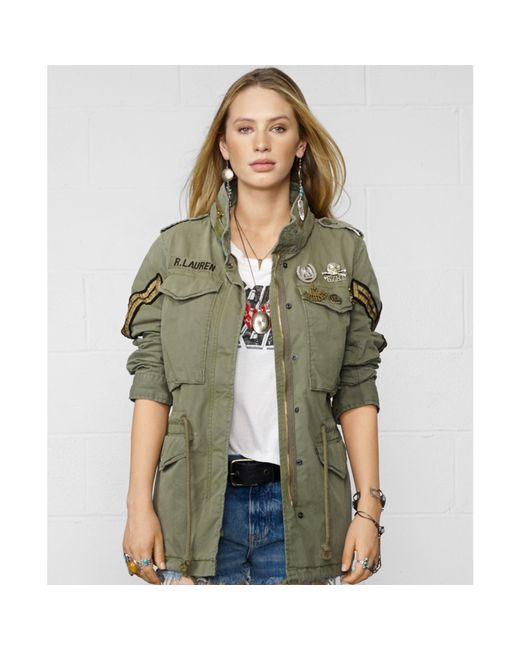 Denim & Supply Ralph Lauren Military Anorak Field Jacket in Green | Lyst
