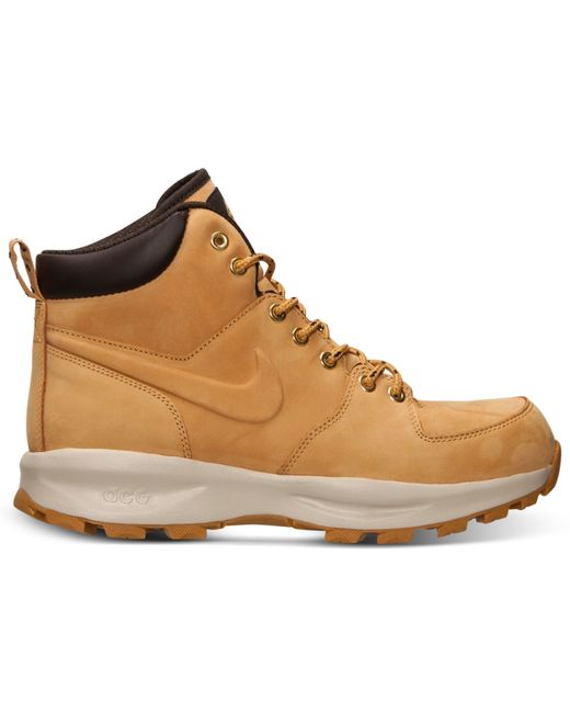 Nike Men's Manoa Leather Boots From Finish Line in Beige for Men ...