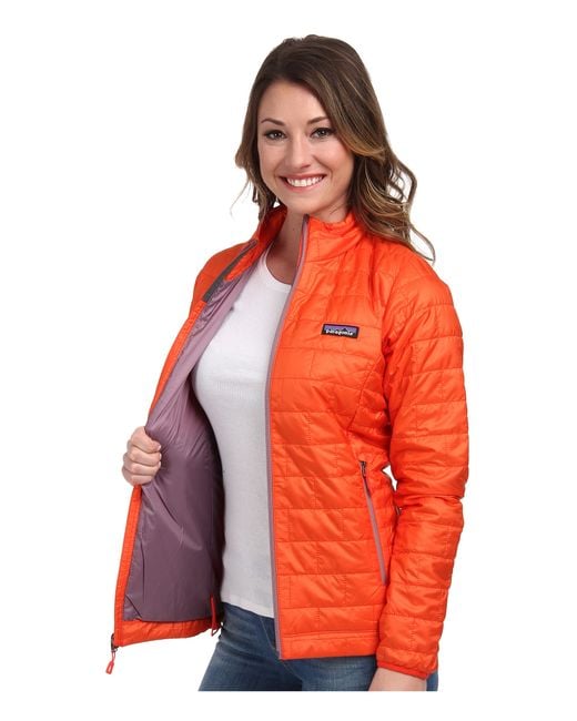Patagonia Nano Puff Jacket in Orange Lyst