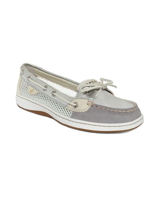 Sperry Top-Sider Gray Womens Angelfish Boat Shoes