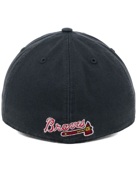 47 Brand Gray Atlanta Braves Mlb Hot Corner Franchise Cap for men