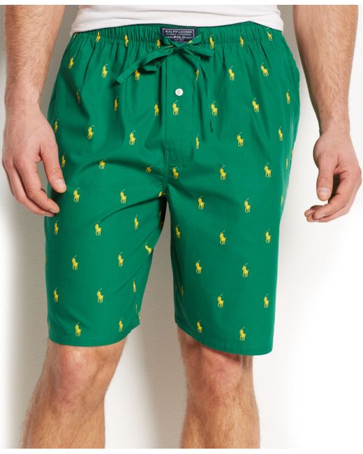 Allover pony pajama short sales