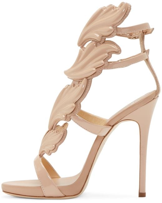 Giuseppe zanotti leaf heels top
