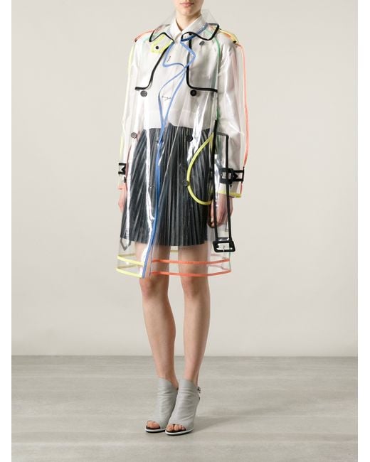 Wanda nylon top trench coat