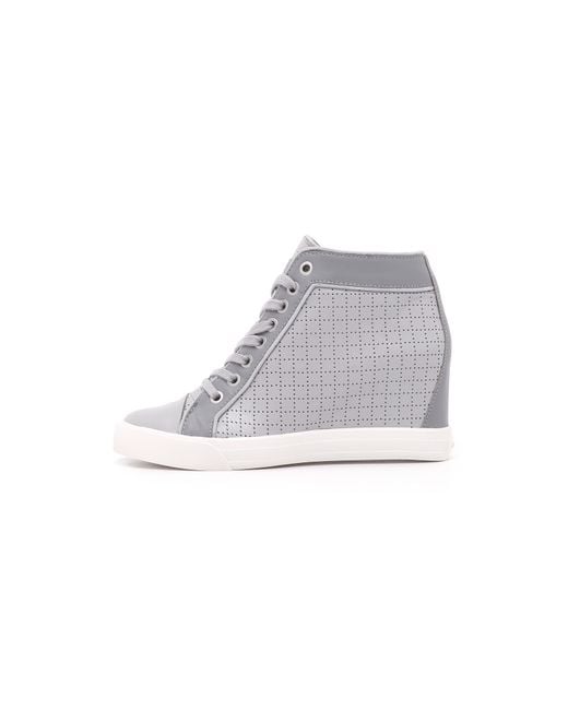 DKNY Rubber Cresta Wedge Sneakers in 