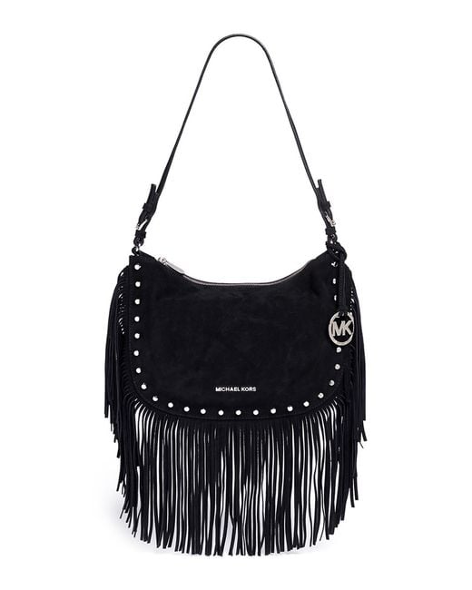 Michael kors best sale billy fringe crossbody