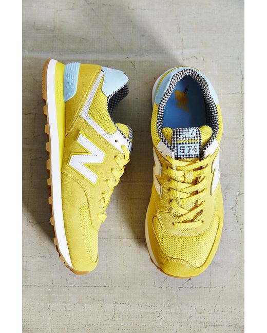 New Balance Yellow Picnic Running Sneaker